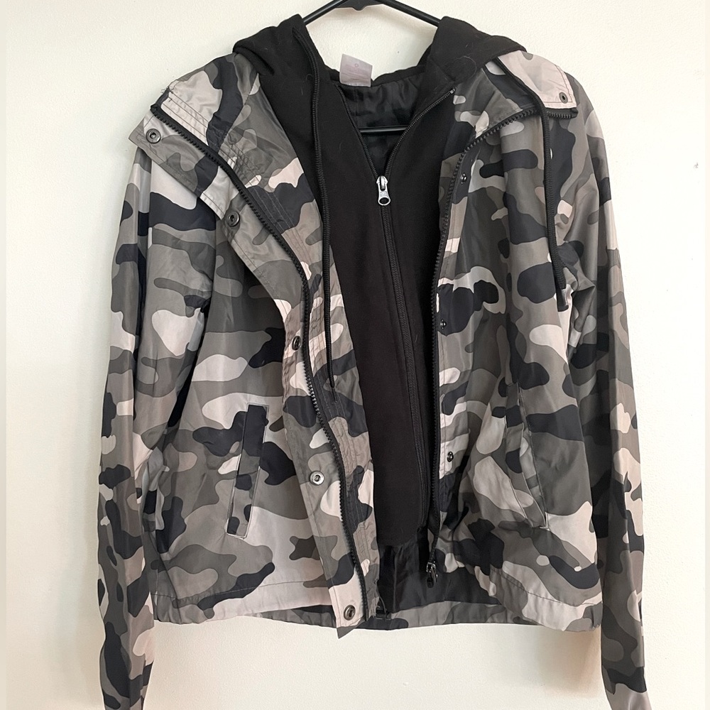 Womens Casual Camo Jacket